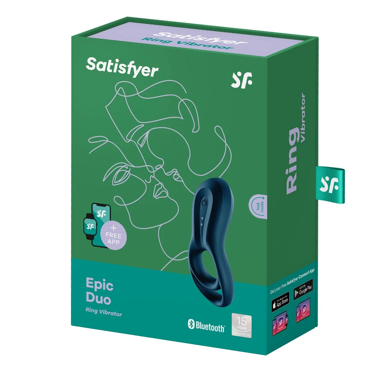 Satisfyer Epic Duo Vibrating Cock Ring - Image 2