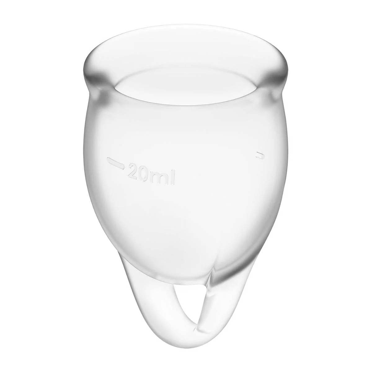 Satisfyer Feel Confident Menstrual Cups Clear - Image 3