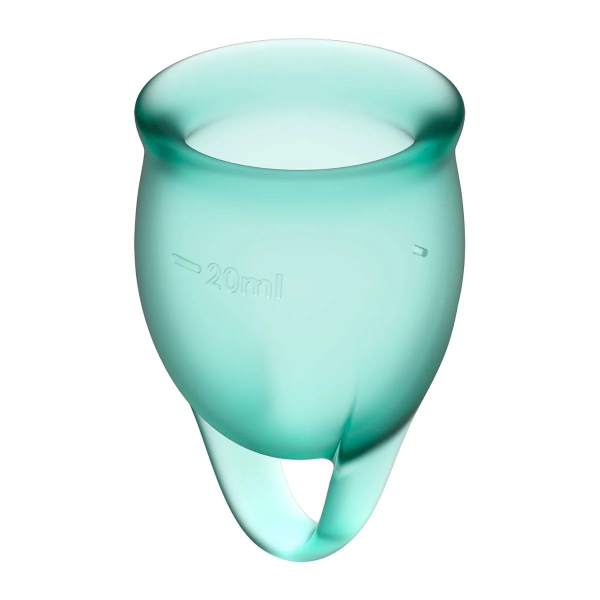 Satisfyer Feel Confident Menstrual Cups Green - Image 3
