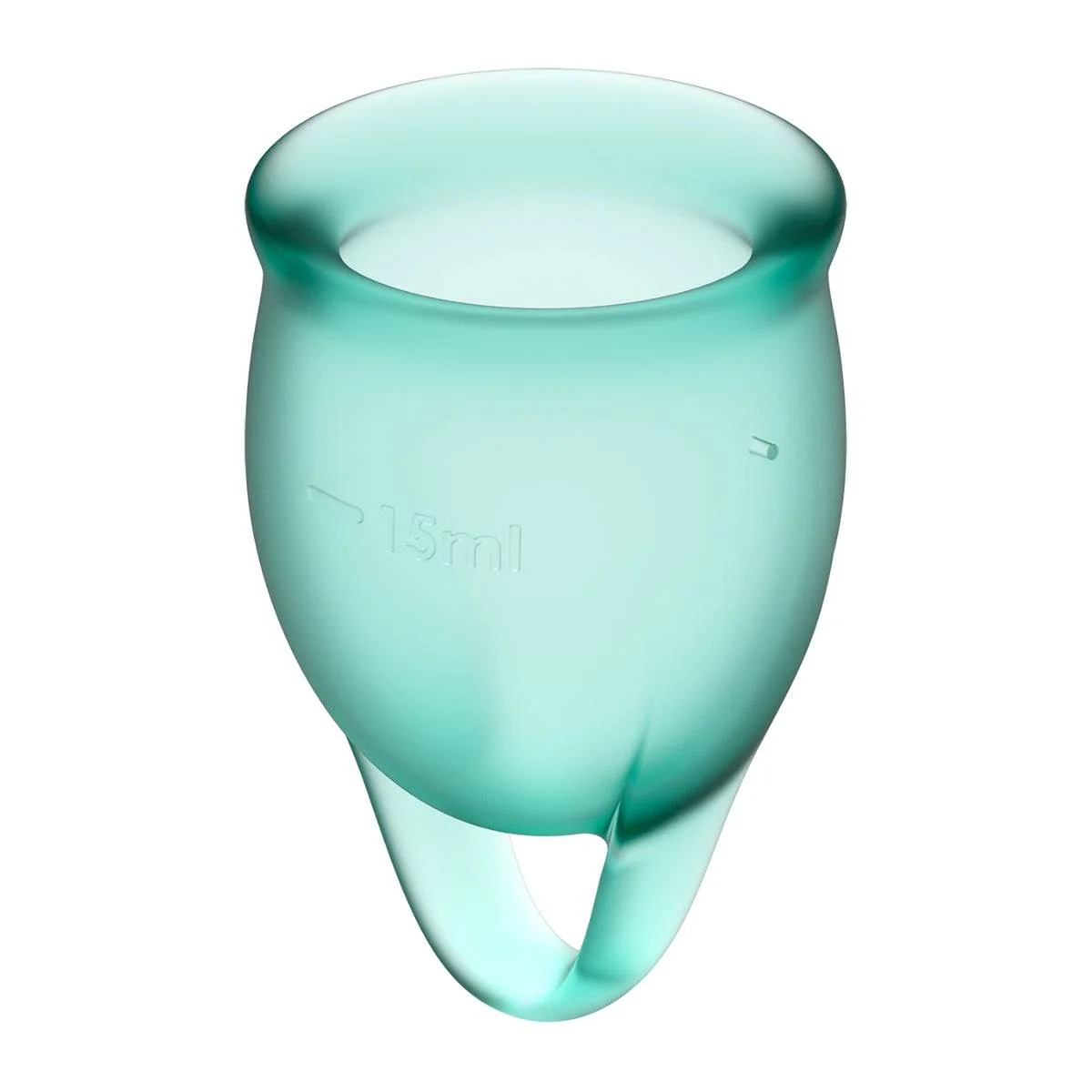 Satisfyer Feel Confident Menstrual Cups Green - Image 4