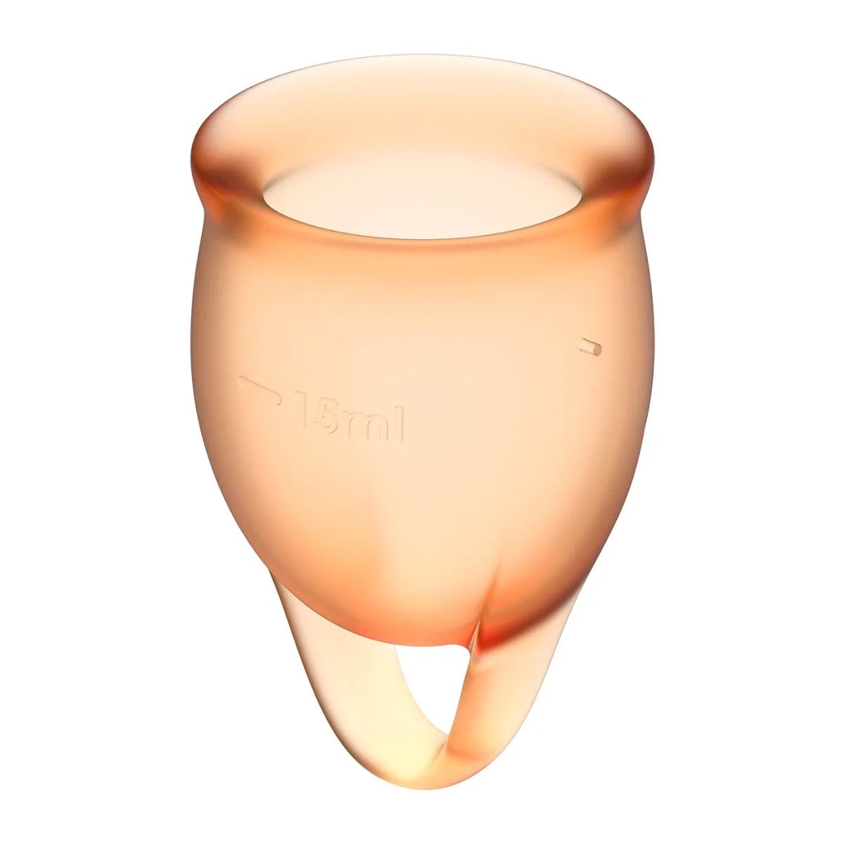 Satisfyer Feel Confident Menstrual Cups Orange - Image 3