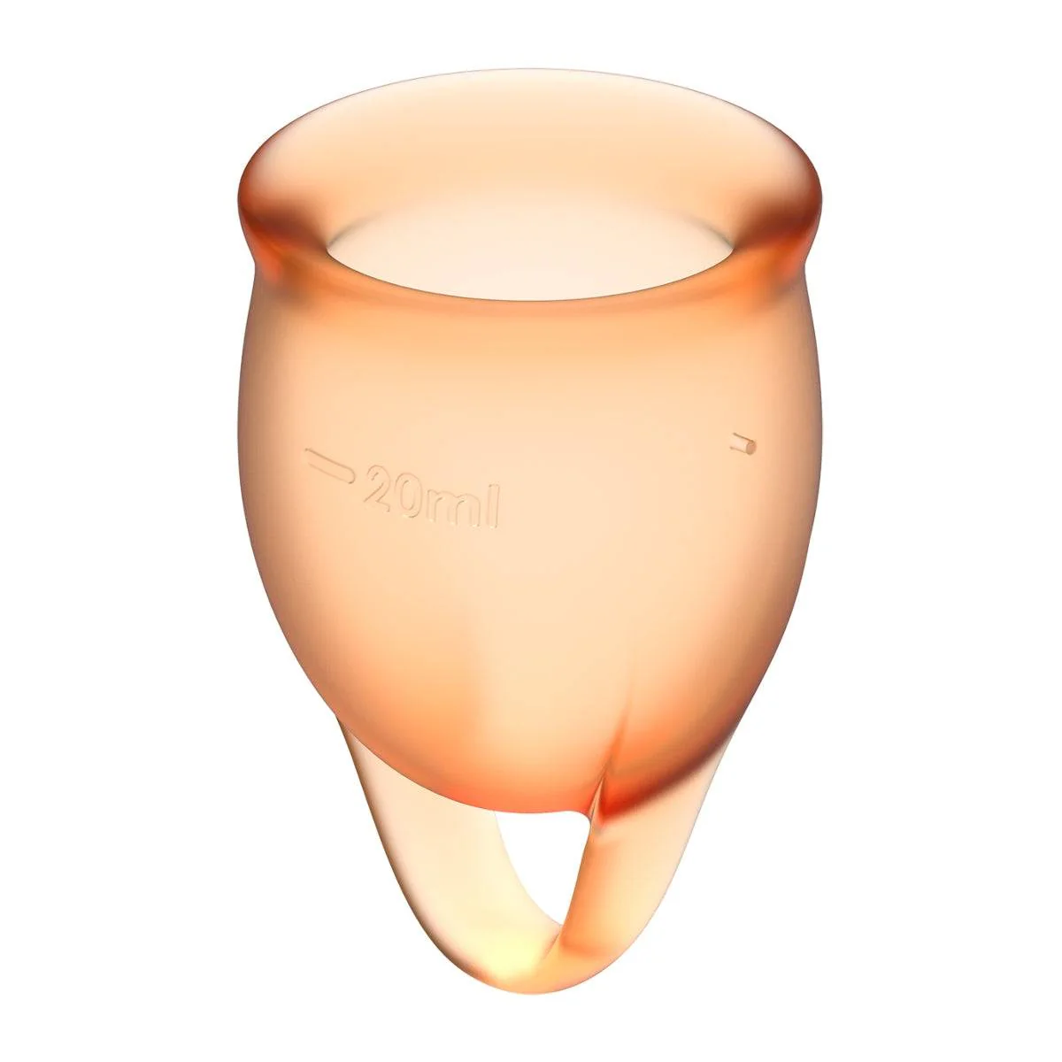 Satisfyer Feel Confident Menstrual Cups Orange - Image 4
