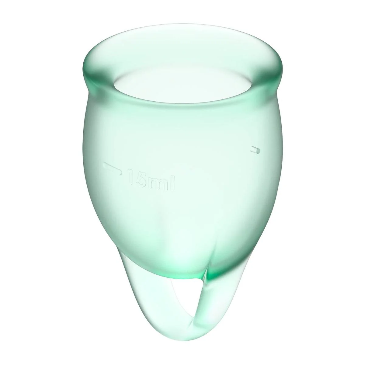 Satisfyer Feel Confident Menstrual Cups Turquoise - Image 4