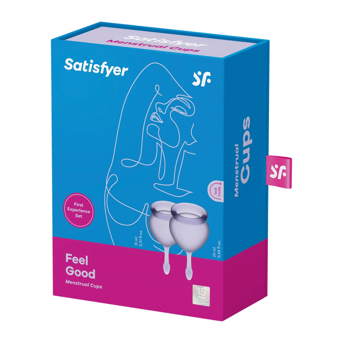 Satisfyer Feel Good Menstrual Cups Lilac - Image 2