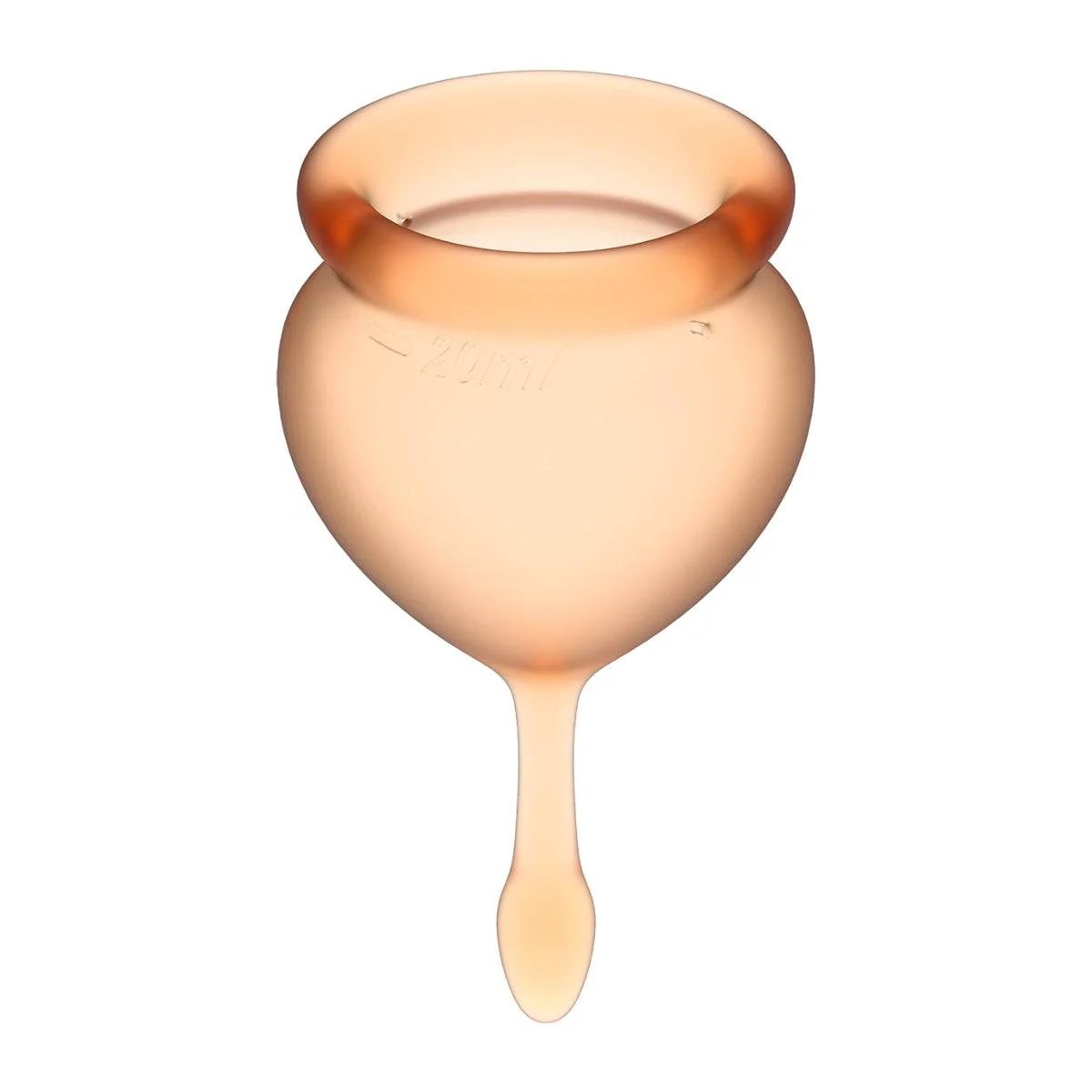 Satisfyer Feel Good Menstrual Cups Orange - Image 3