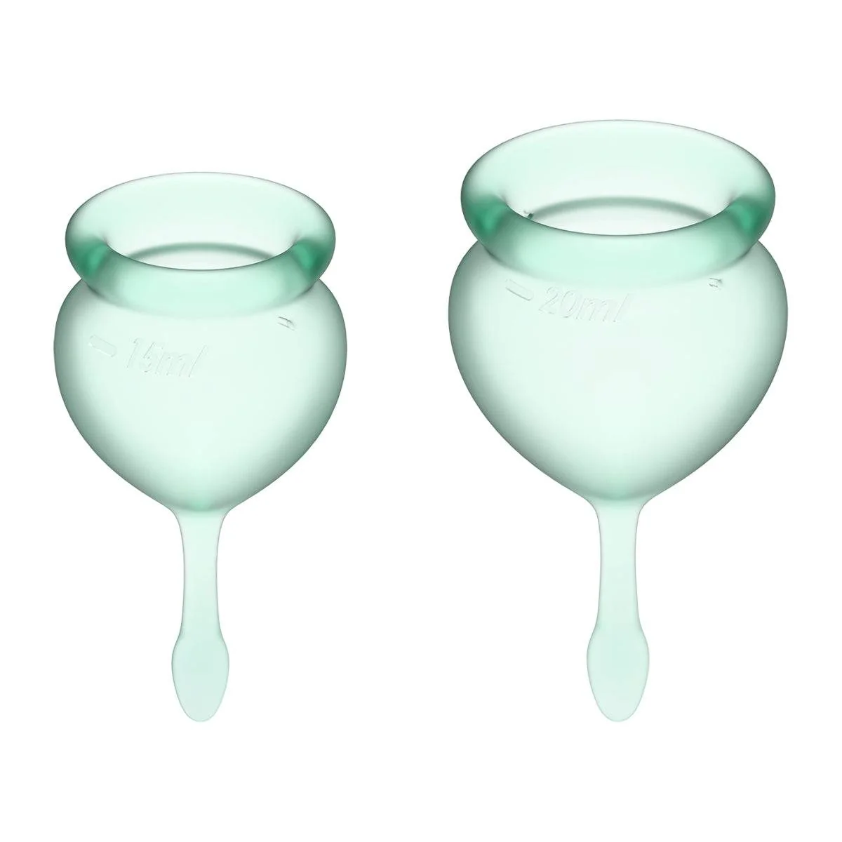 Satisfyer Feel Good Menstrual Cups Turquoise