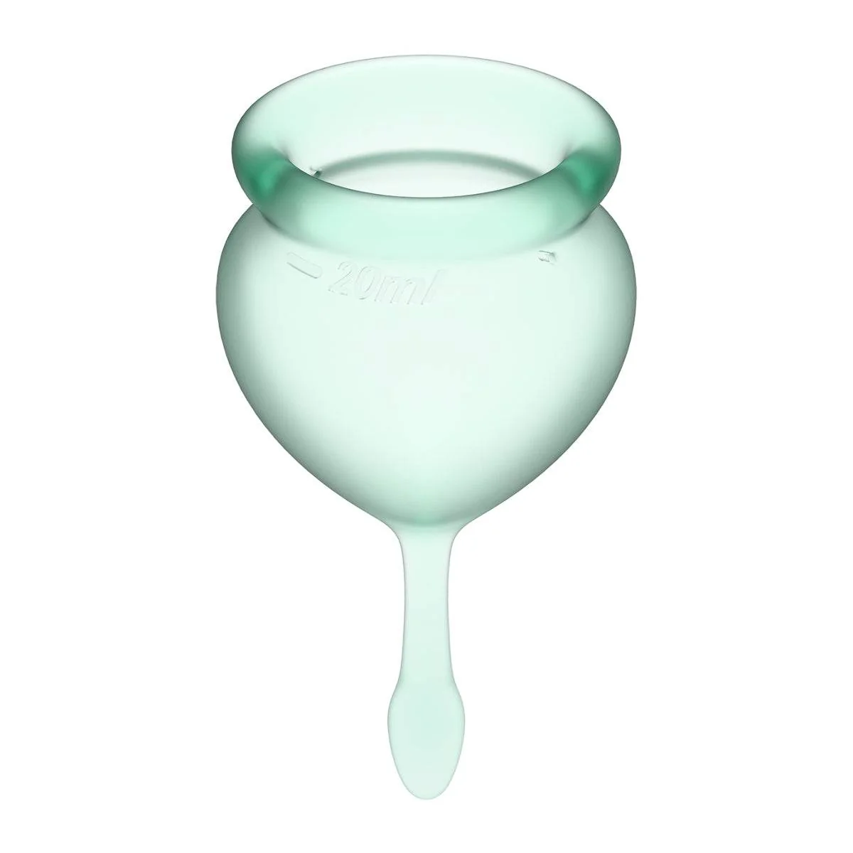Satisfyer Feel Good Menstrual Cups Turquoise - Image 3