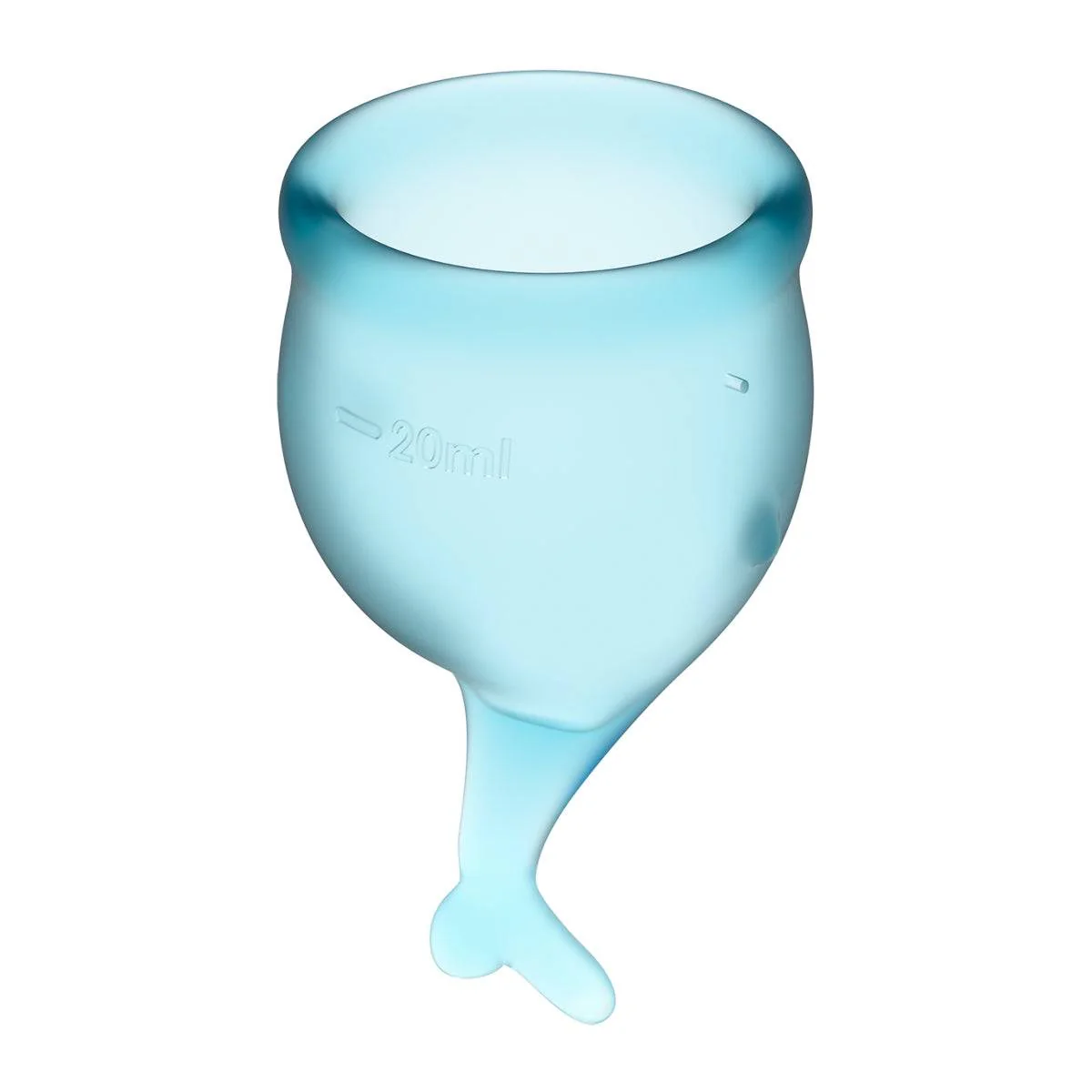 Satisfyer Feel Secure Menstrual Cups Light Blue - Image 3