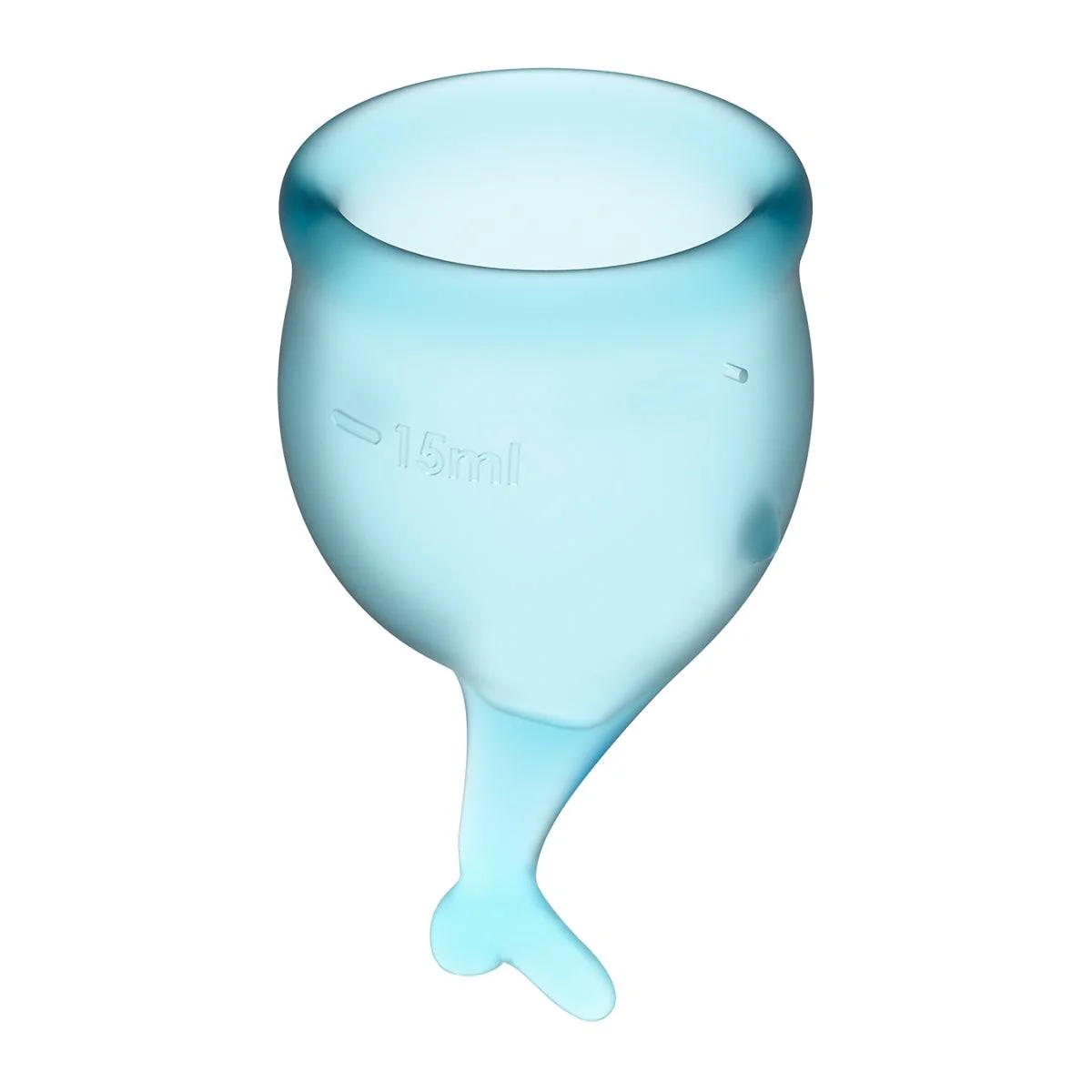 Satisfyer Feel Secure Menstrual Cups Light Blue - Image 4