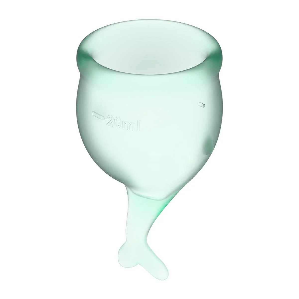 Satisfyer Feel Secure Menstrual Cups Turquoise - Image 3