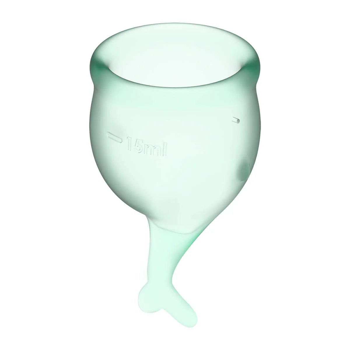 Satisfyer Feel Secure Menstrual Cups Turquoise - Image 4