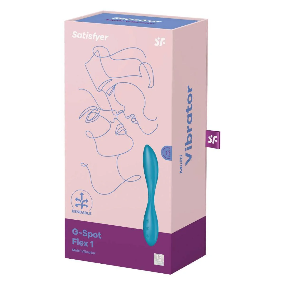Satisfyer G-Spot Flex 1 Multi Vibrator Blue - Image 2