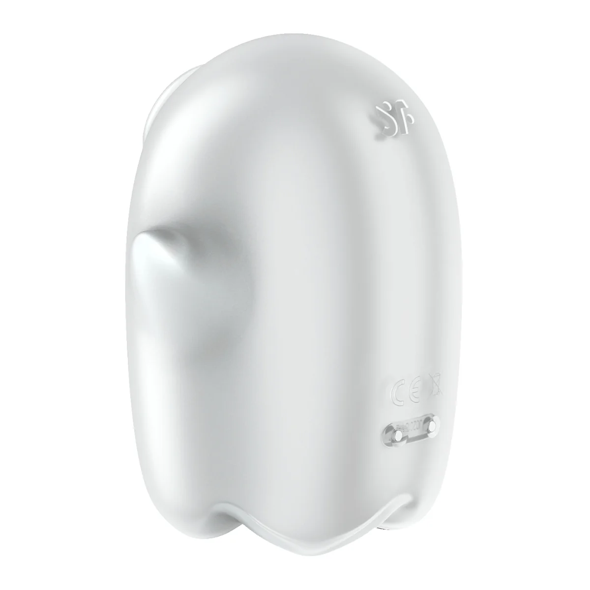 Satisfyer Glowing Ghost Glow In The Dark Double Air Pulse Vibrator White - Image 4