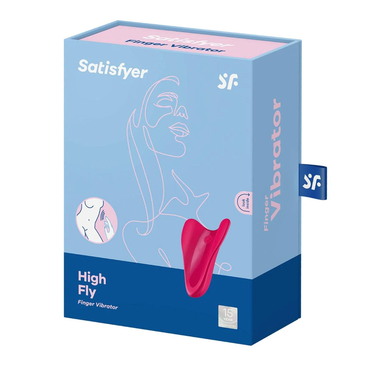 Satisfyer High Fly Finger Vibrator Red - Image 2