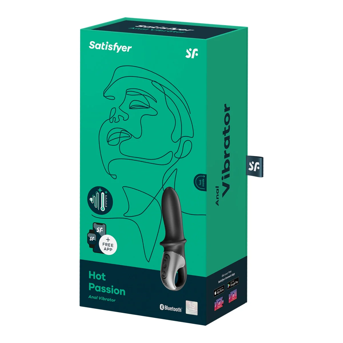 Satisfyer Hot Passion Anal Vibrator Black - Image 2