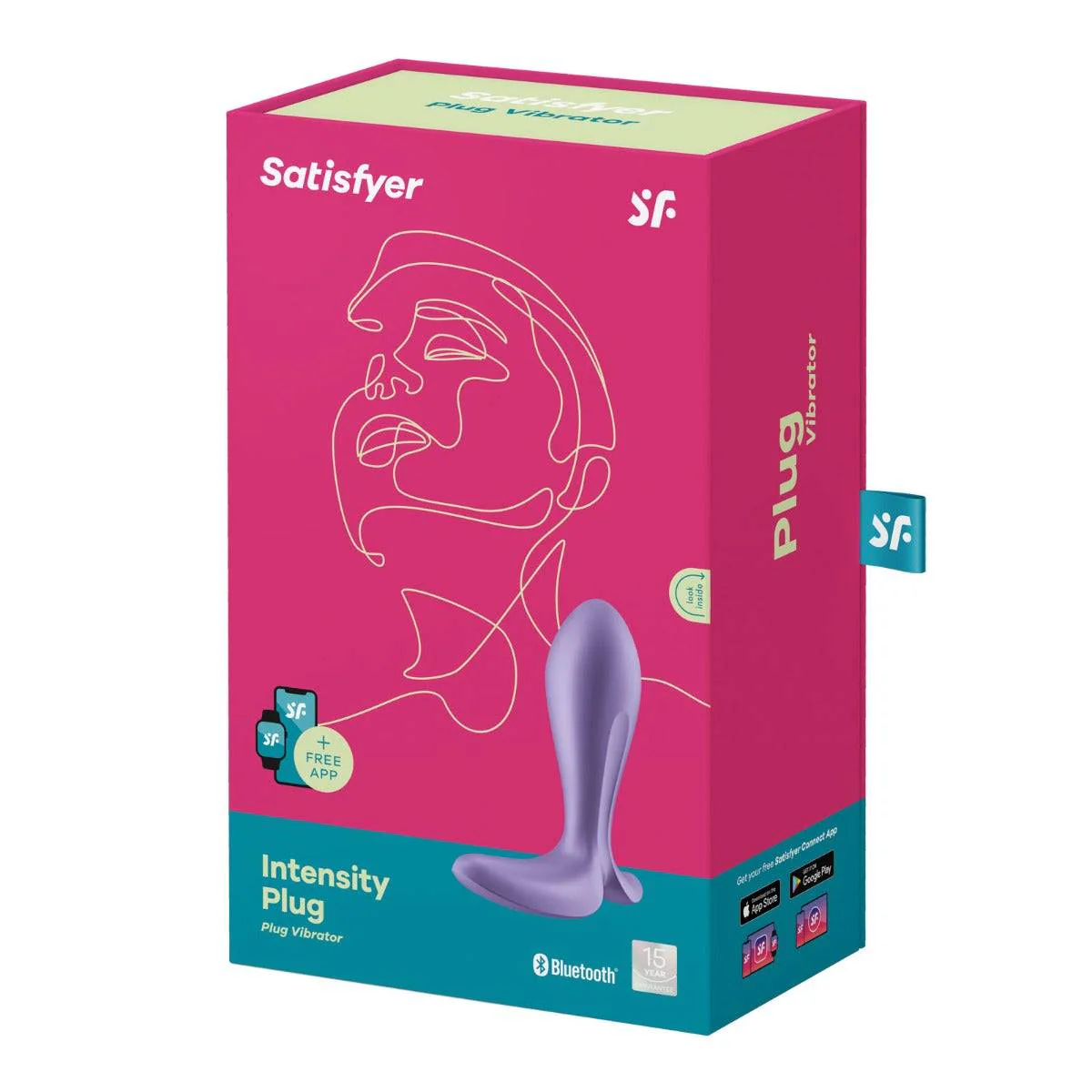 Satisfyer Intensity Vibrating Butt Plug Purple - Image 2