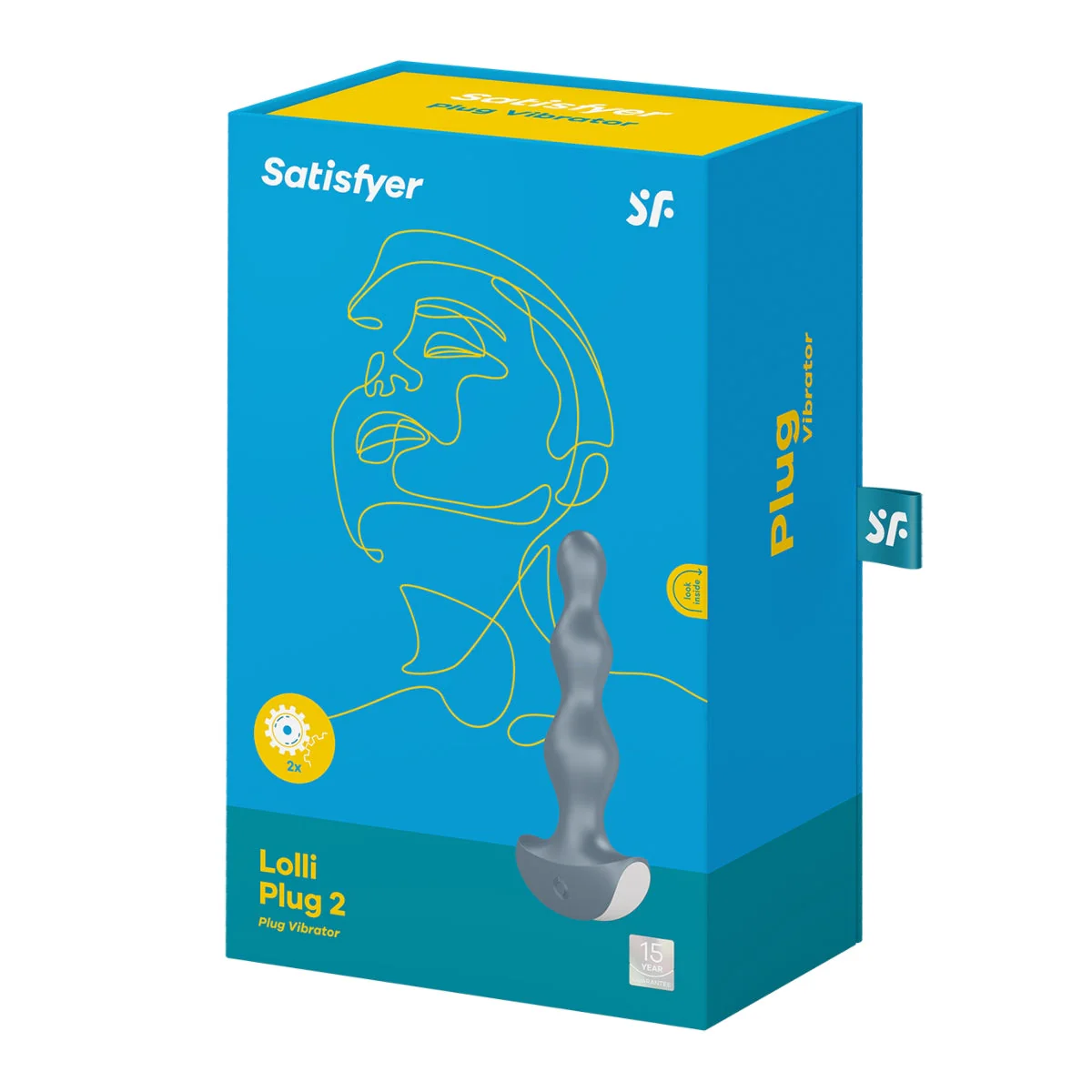 Satisfyer Lolli Plug 2 Anal Vibrator Grey - Image 2