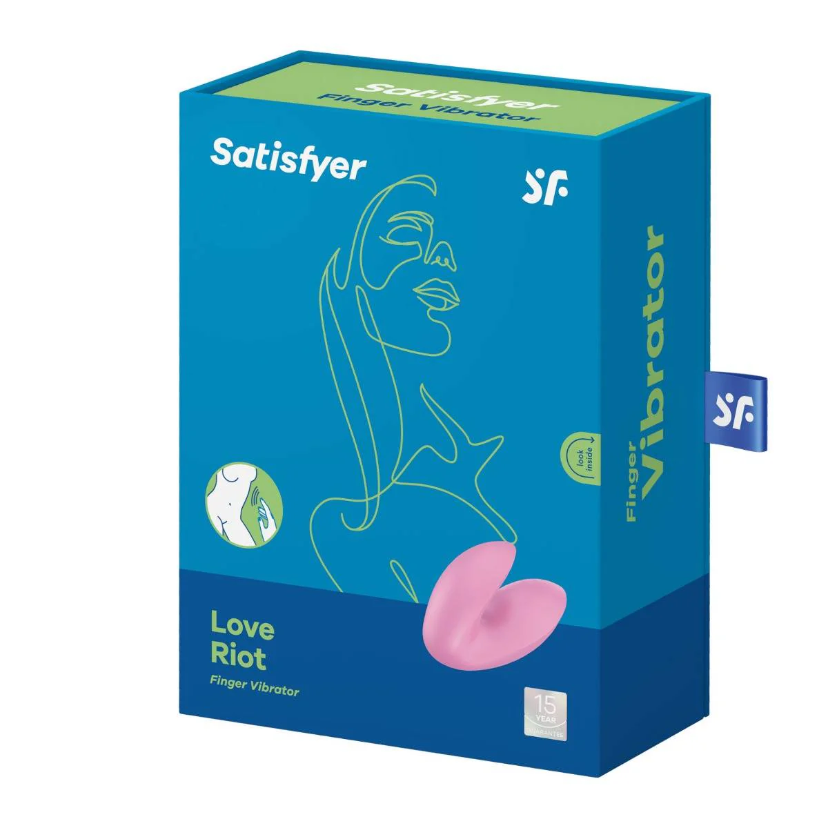 Satisfyer Love Riot Finger Vibrator Pink - Image 2