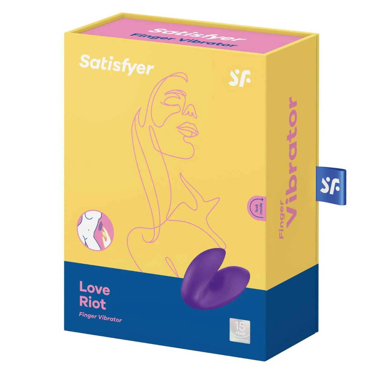 Satisfyer Love Riot Finger Vibrator Purple - Image 2