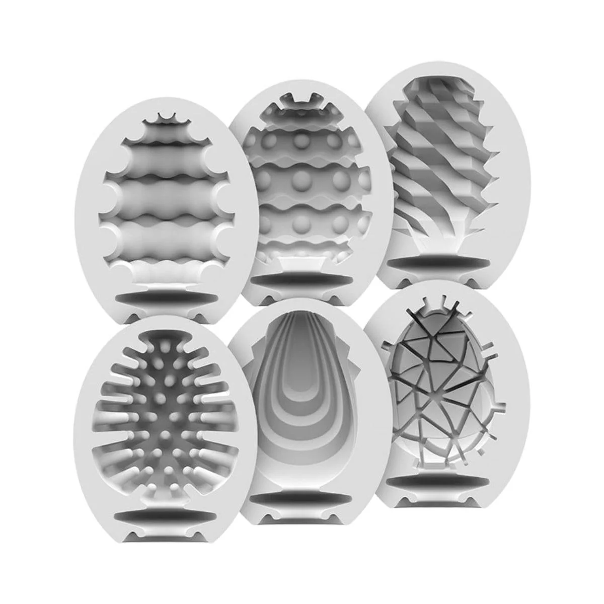 Satisfyer Masturbator Egg 6 Pack Assorted - Image 3