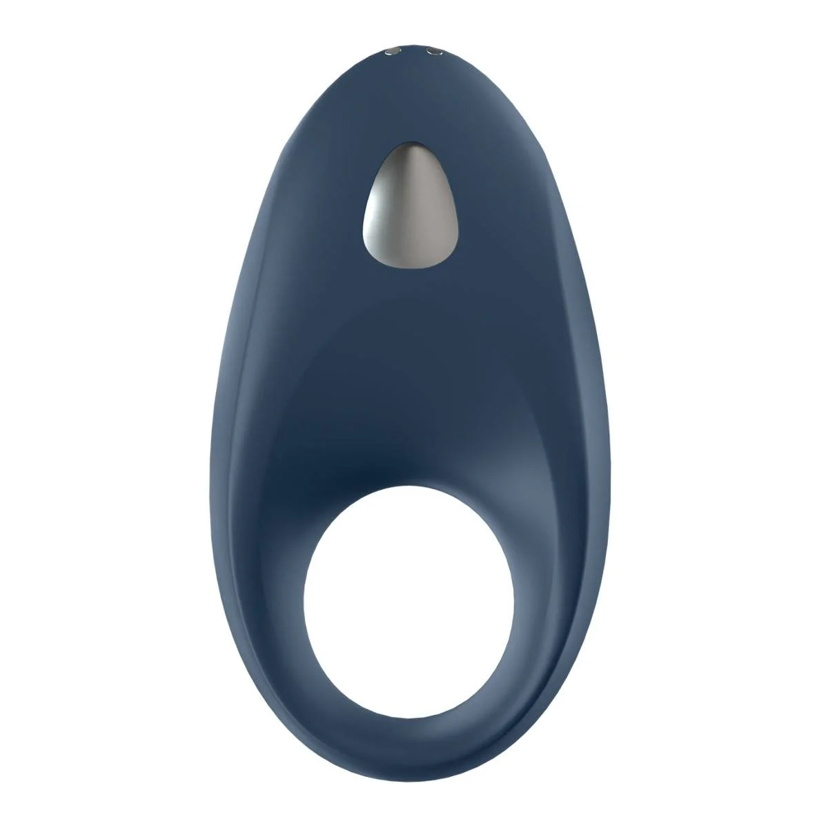 Satisfyer Mighty One Vibrating Cock Ring Blue - Image 4