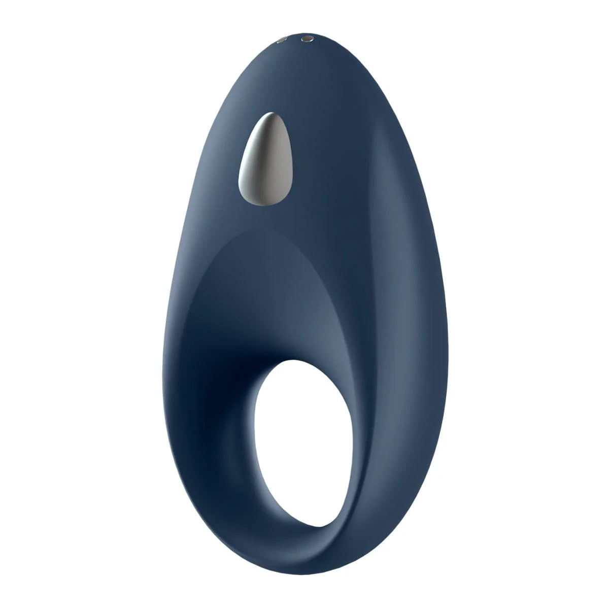 Satisfyer Mighty One Vibrating Cock Ring Blue - Image 5