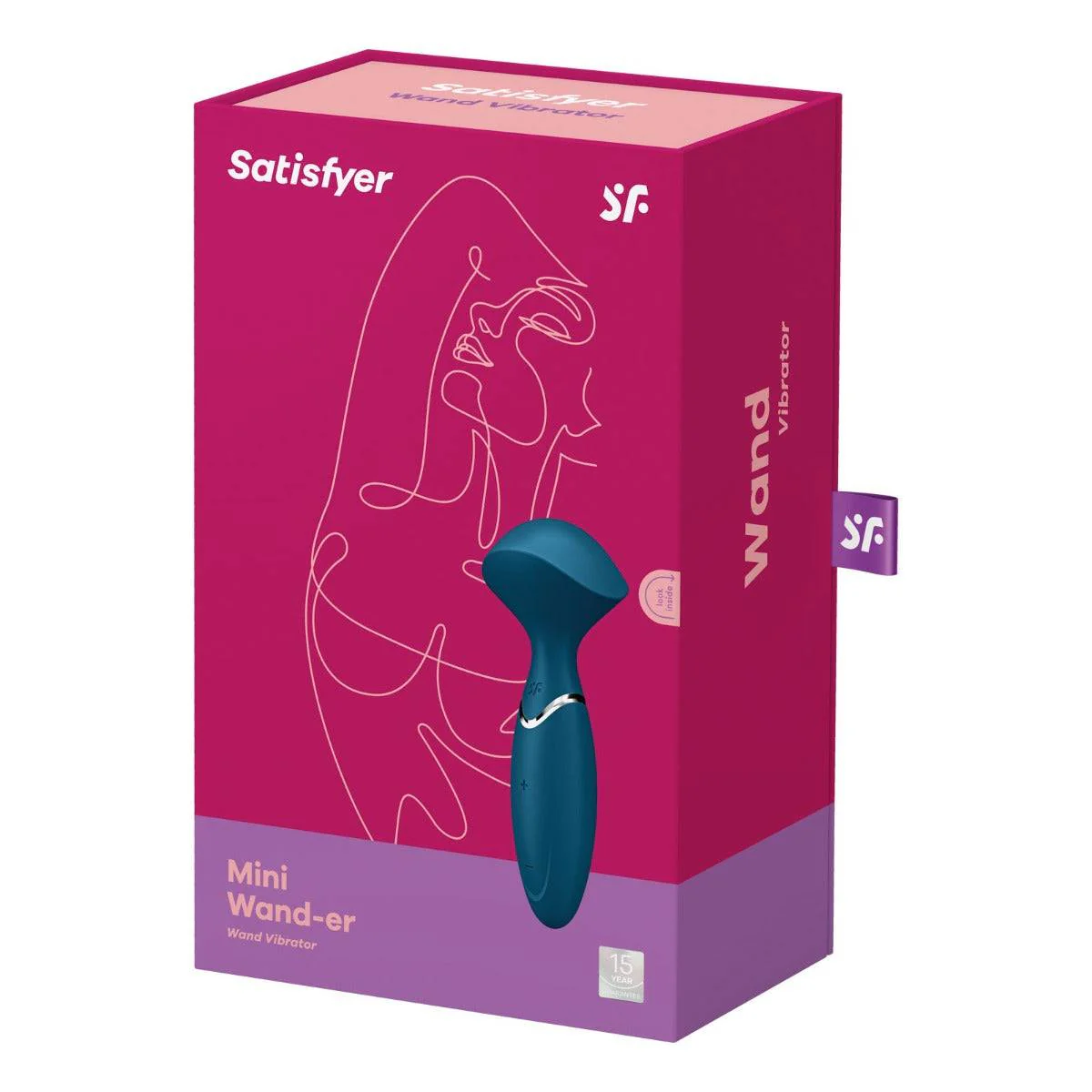 Satisfyer Mini Wand-er Wand Vibrator Blue - Image 2