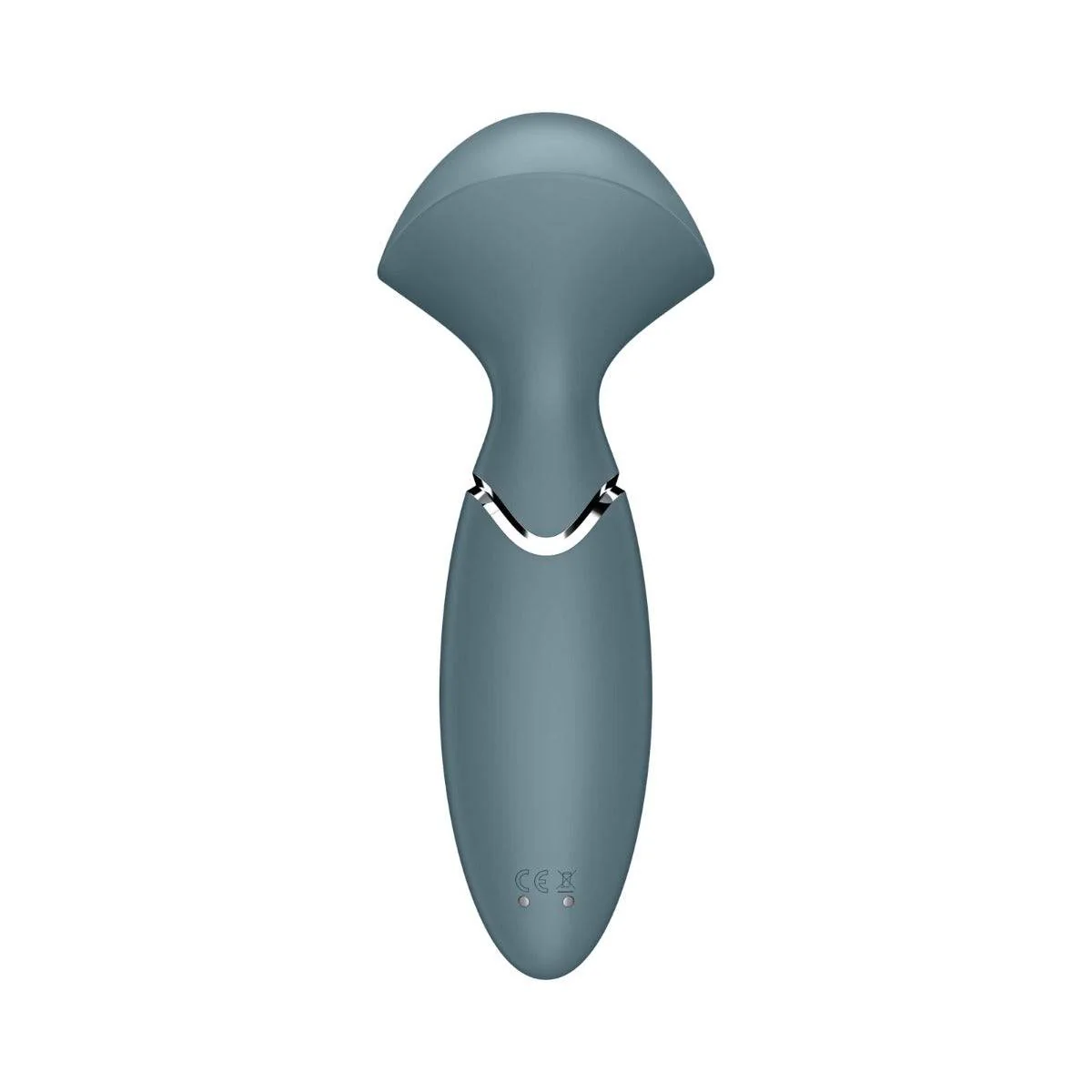 Satisfyer Mini Wand-er Wand Vibrator Stone Grey - Image 3