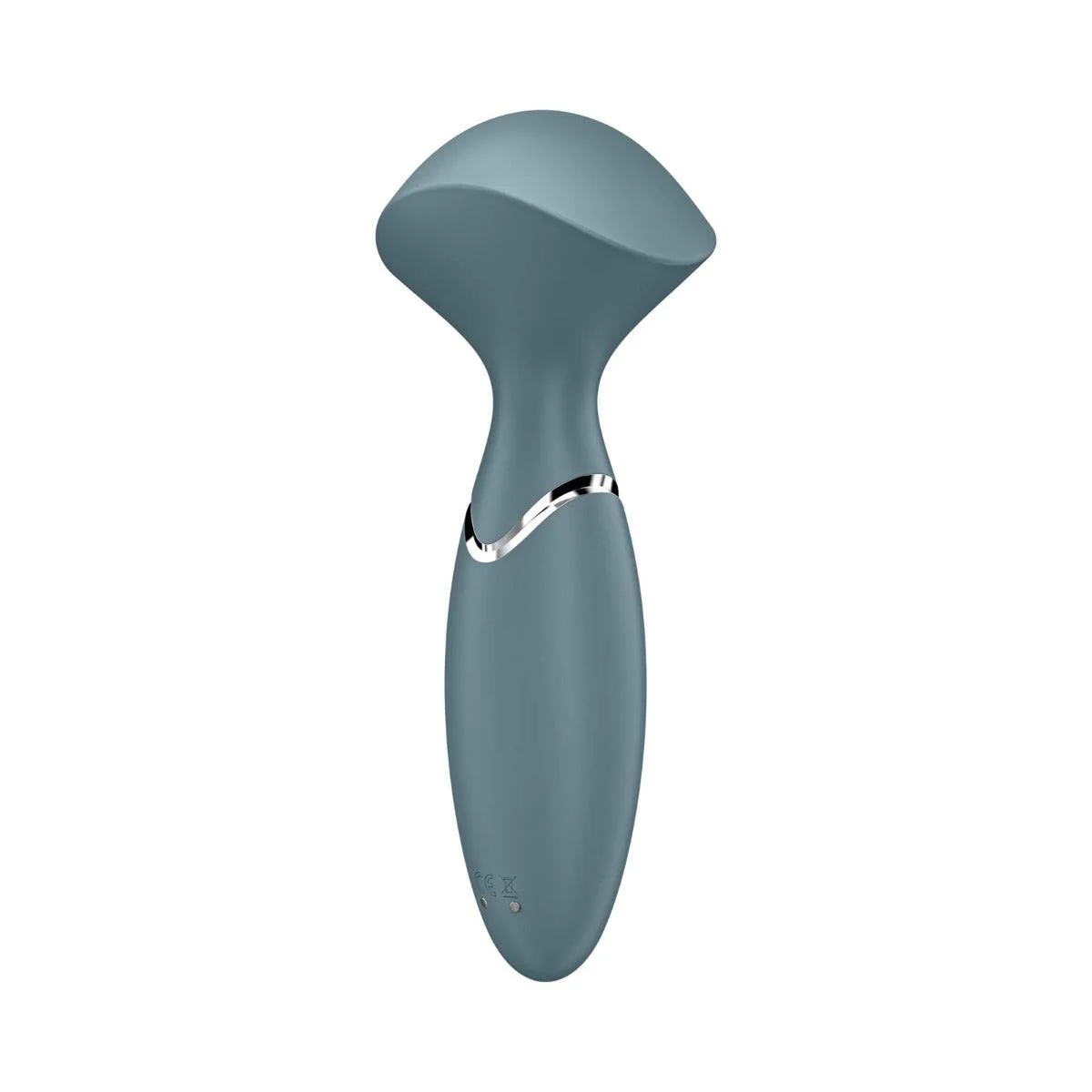 Satisfyer Mini Wand-er Wand Vibrator Stone Grey - Image 4