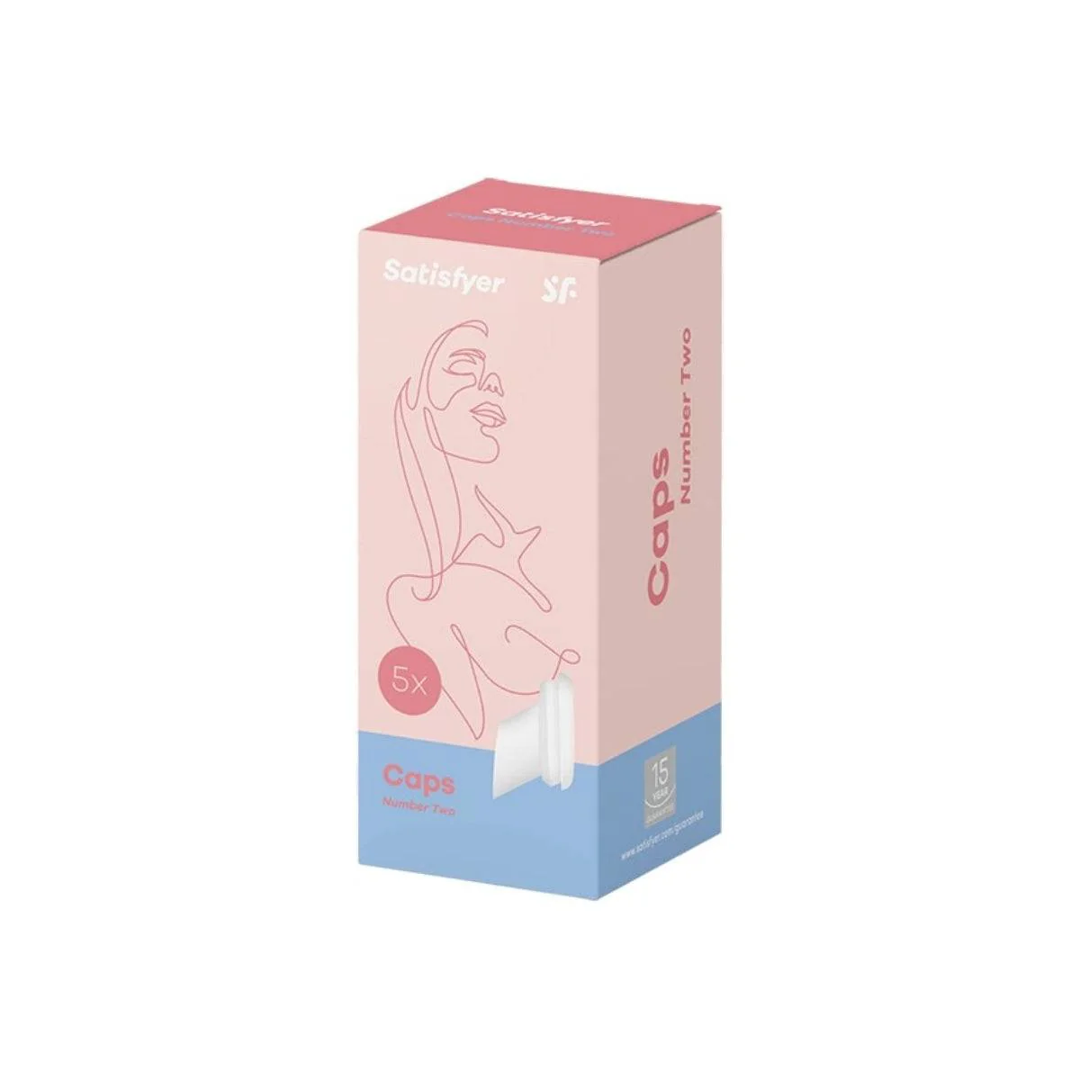 Satisfyer Number Two Caps White - Image 2