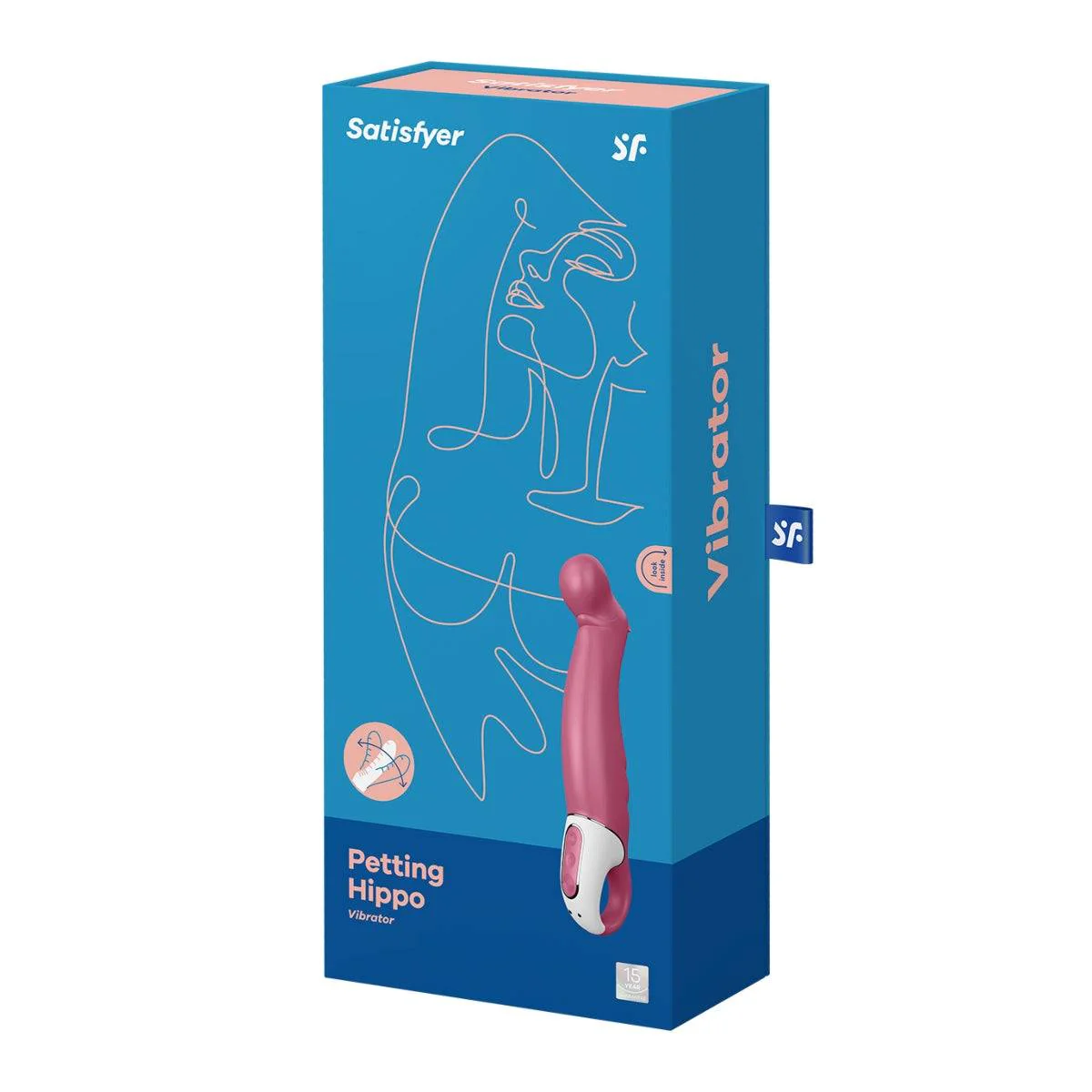 Satisfyer Petting Hippo Vibrator Fuchsia - Image 2