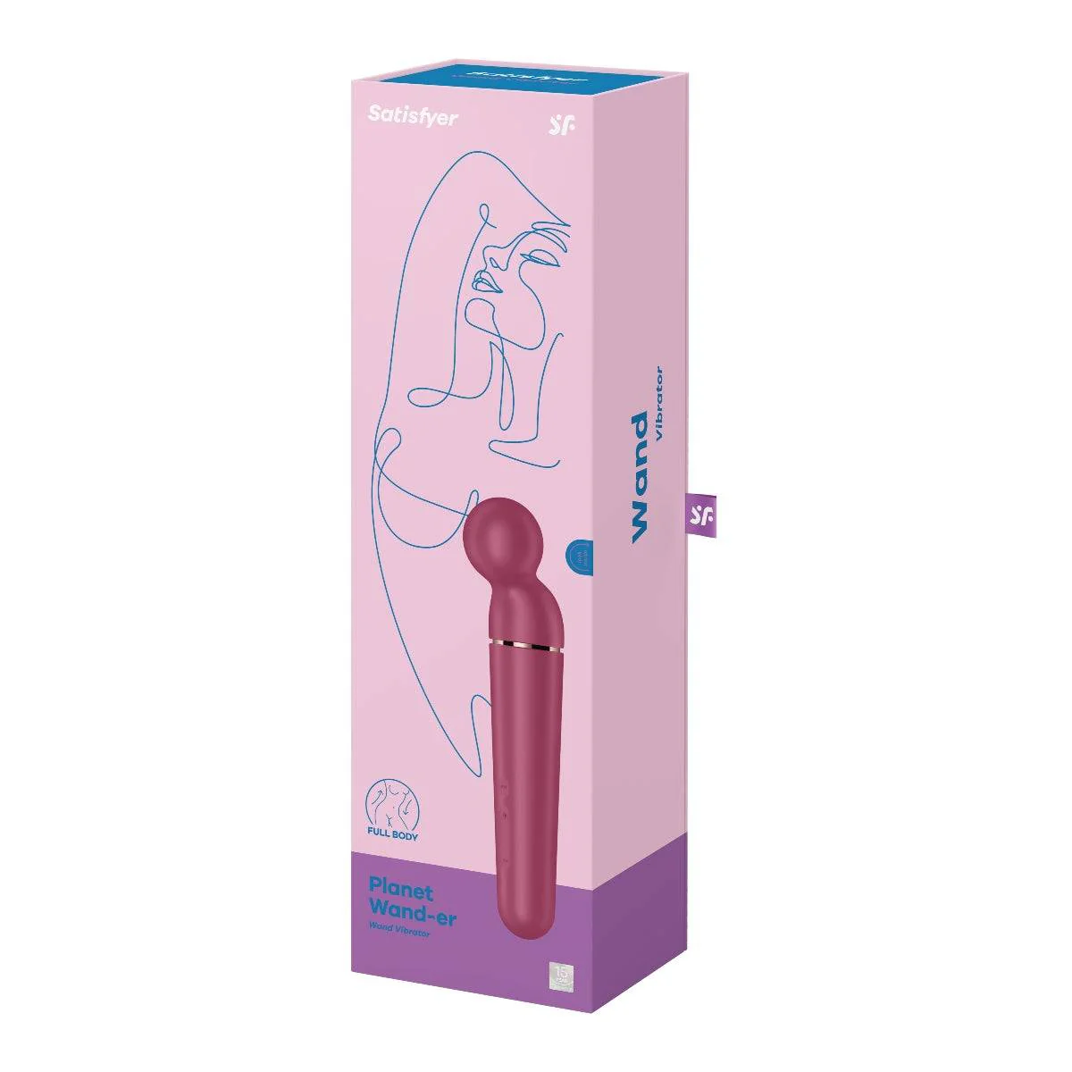 Satisfyer Planet Wand-er Wand Vibrator Berry - Image 2
