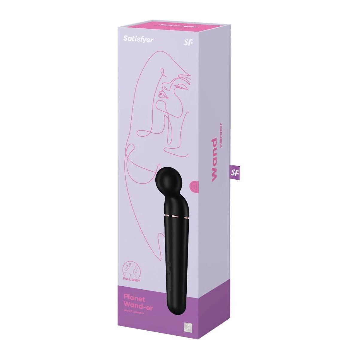 Satisfyer Planet Wand-er Wand Vibrator Black - Image 2