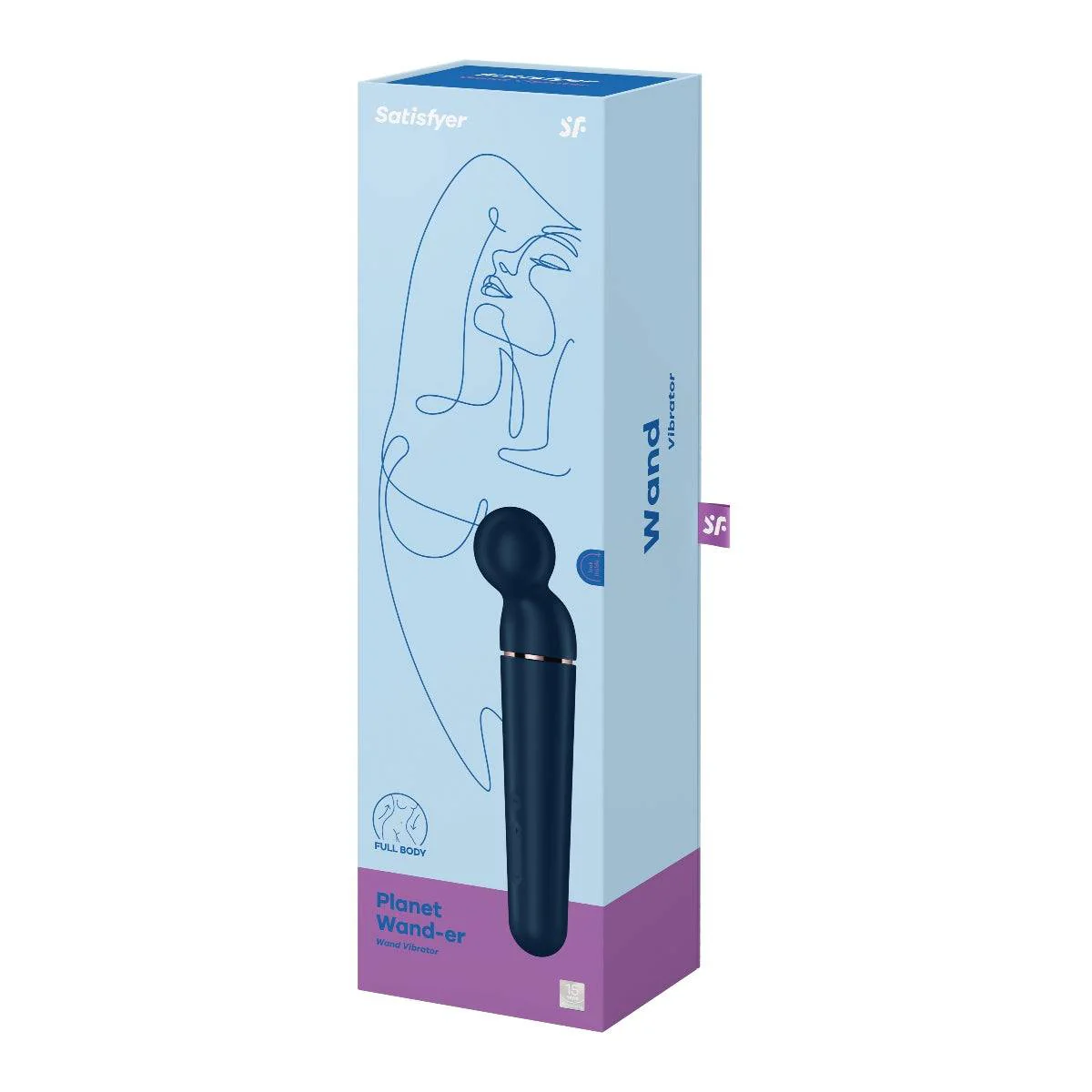 Satisfyer Planet Wand-er Wand Vibrator Navy Blue - Image 2