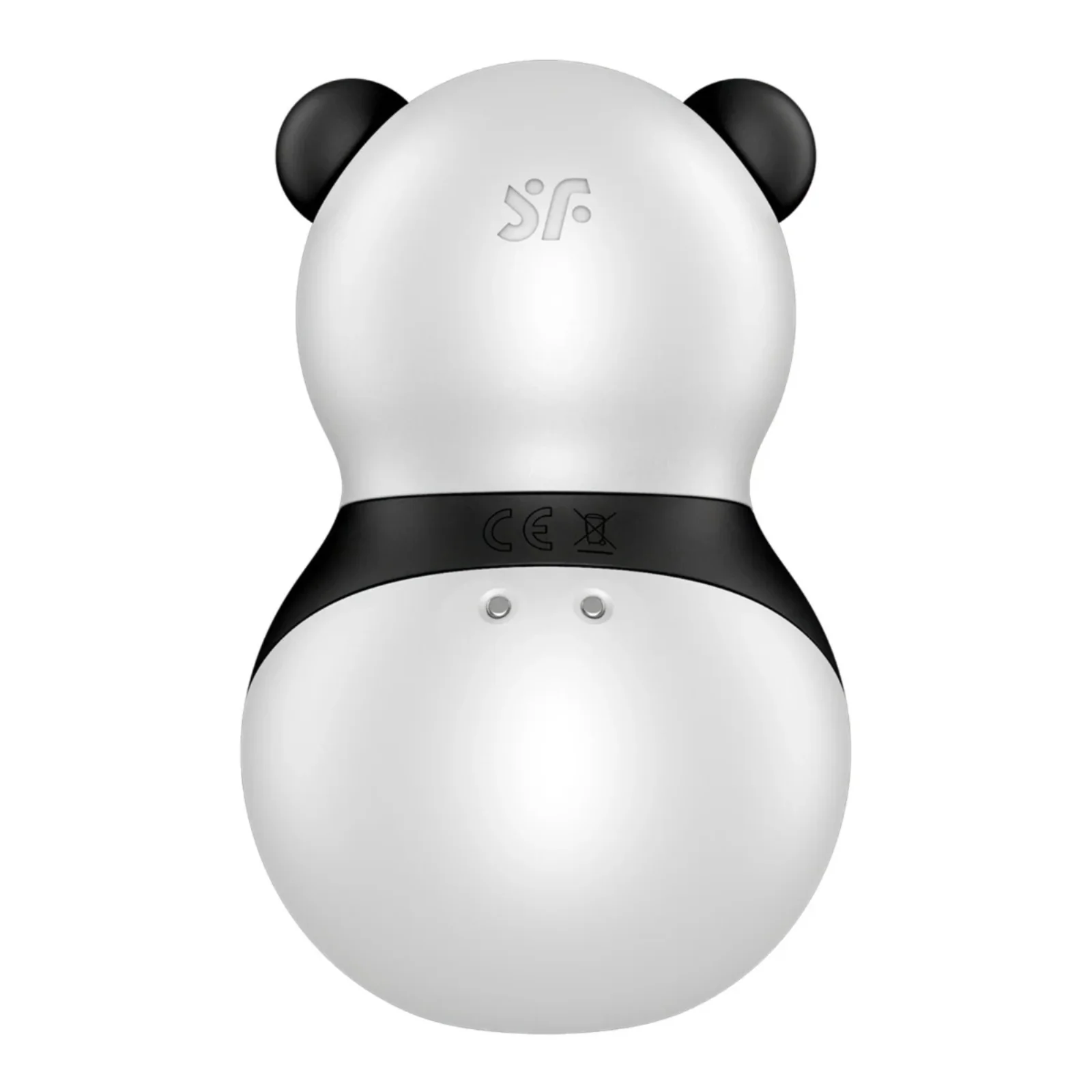Satisfyer Pocket Panda Double Air Pulse Vibrator Black White - Image 6