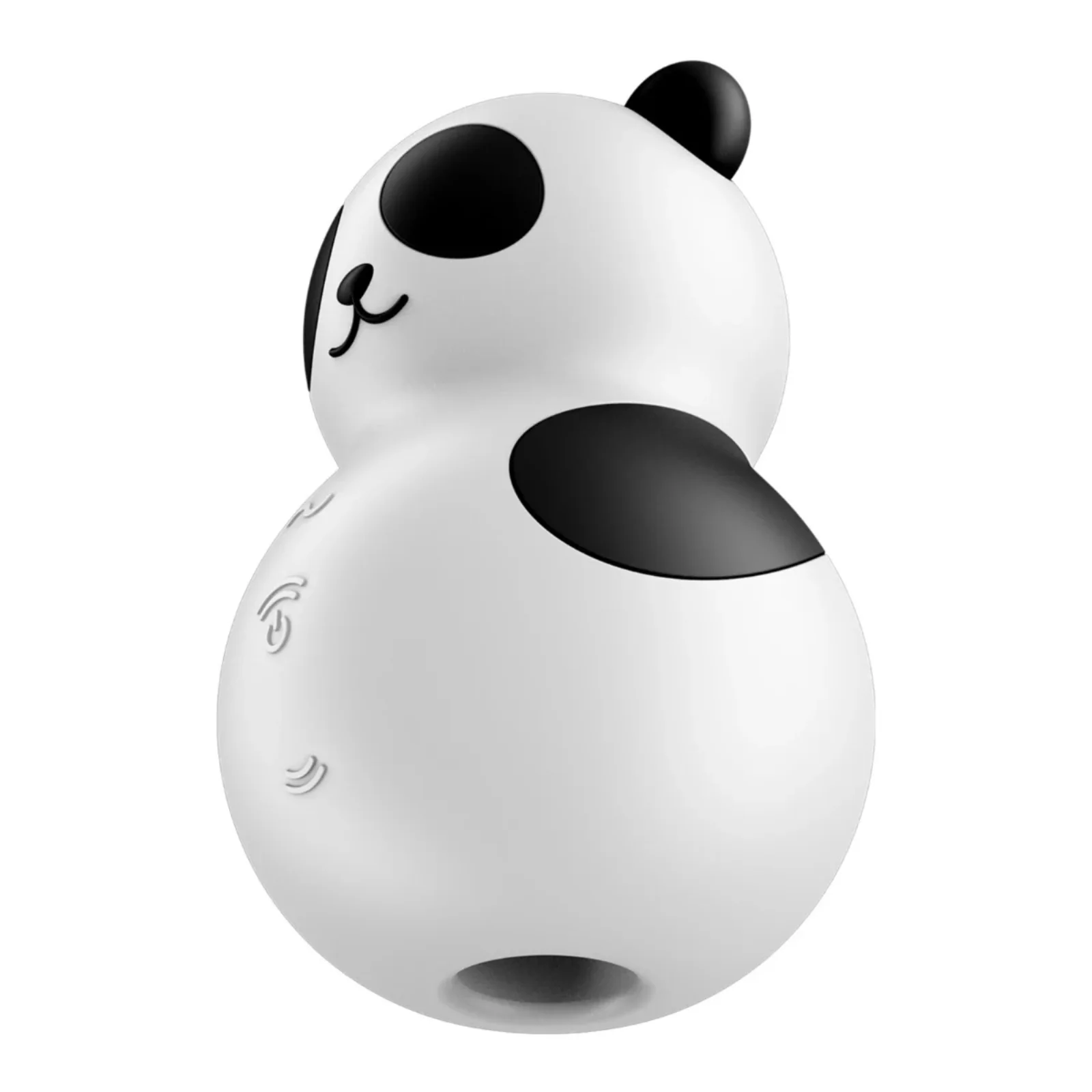 Satisfyer Pocket Panda Double Air Pulse Vibrator Black White - Image 7