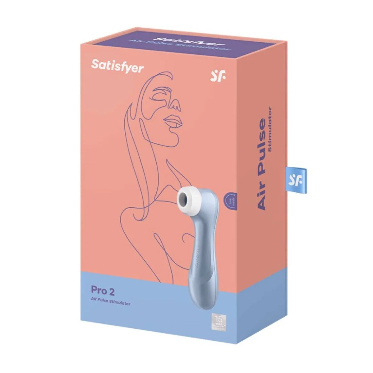 Satisfyer Pro 2 Air Pulse Stimulator Blue - Image 2