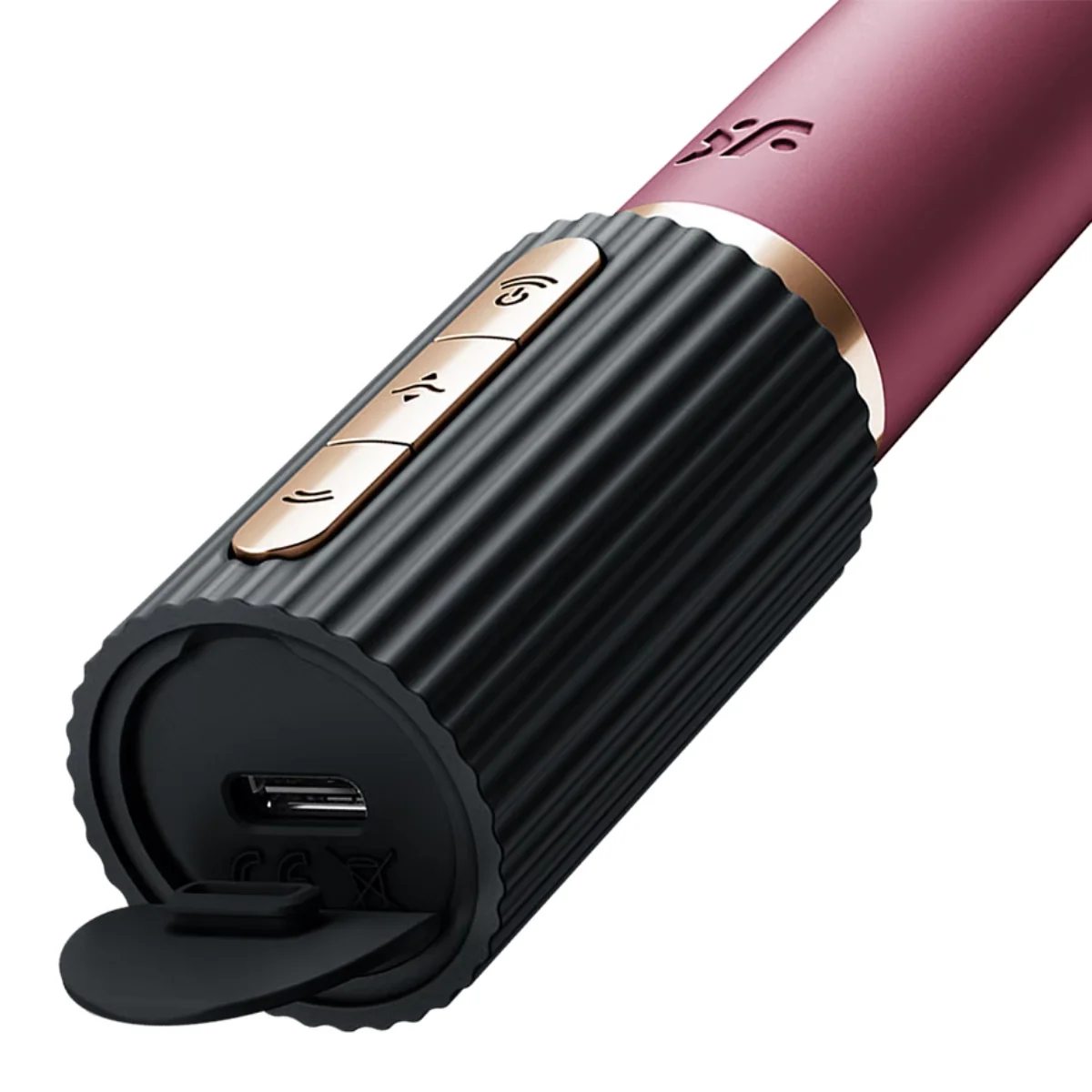 Satisfyer Pro 2 Kiss Travel Size Air Pulse Vibrator Pink Black - Image 3