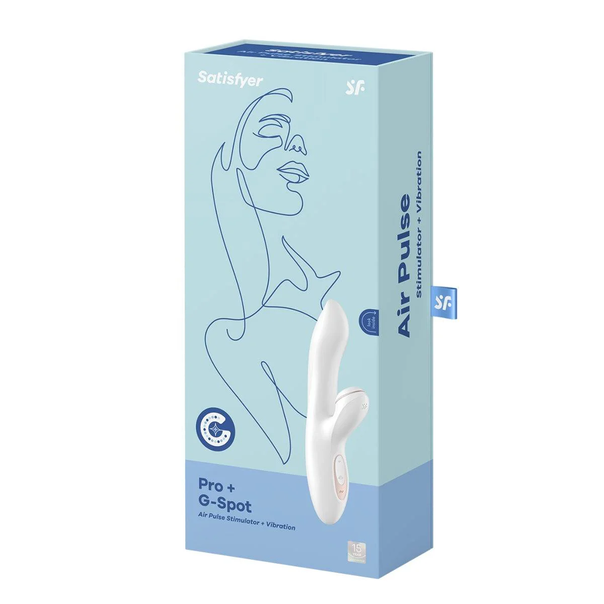 Satisfyer Pro Plus G-Spot Air Pulse Stimulator White - Image 2