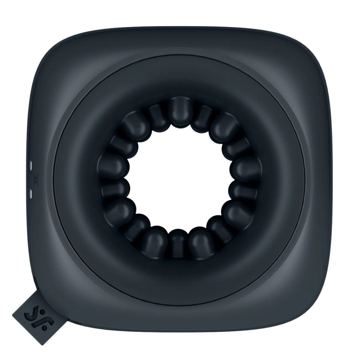 Satisfyer Ring Stroker Vibrating Masturbator Black