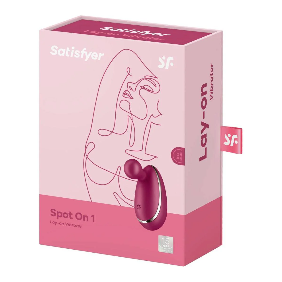 Satisfyer Spot On 1 Lay On Vibrator Berry Red - Image 2