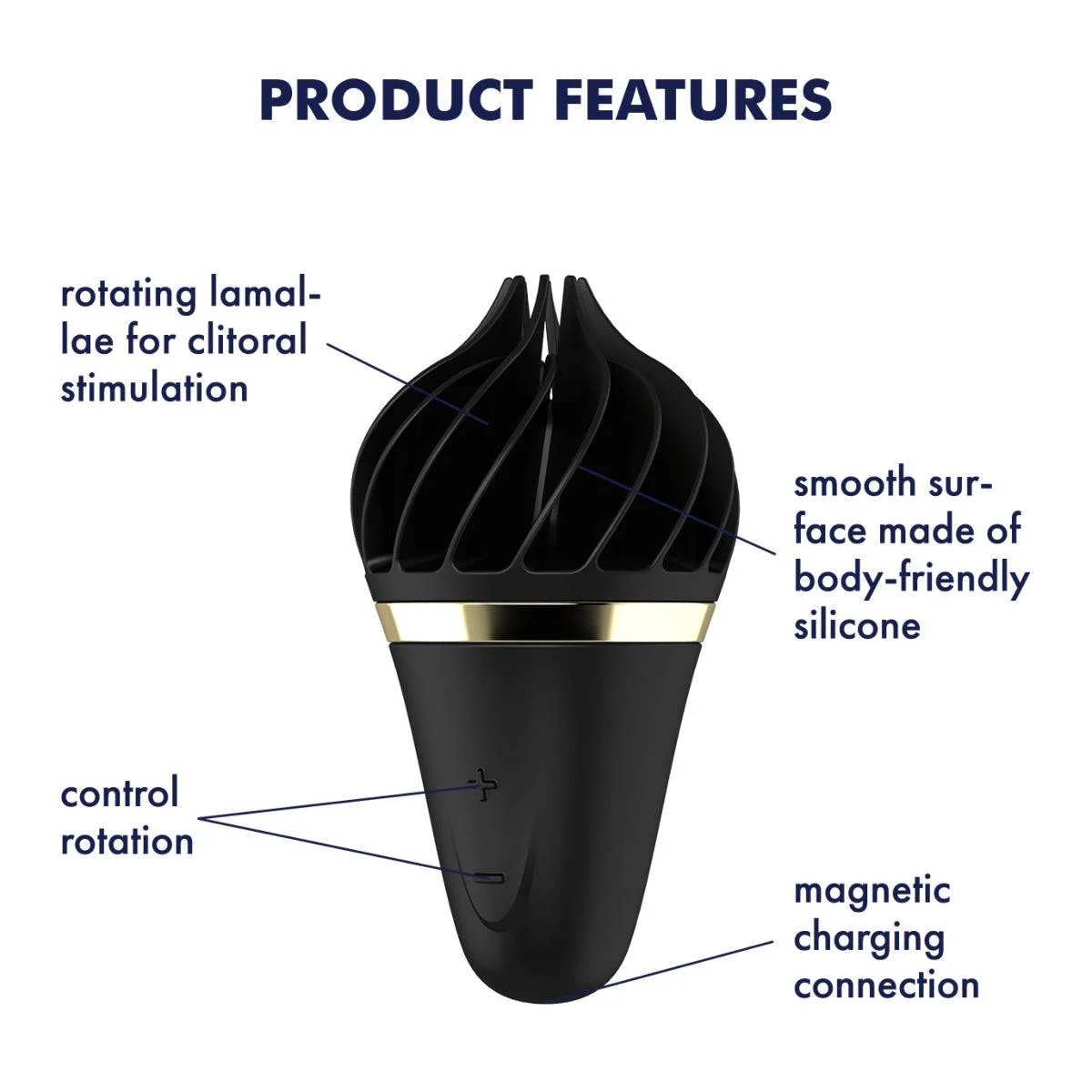 Satisfyer Sweet Treat Spinnator Vibrator Black - Image 3
