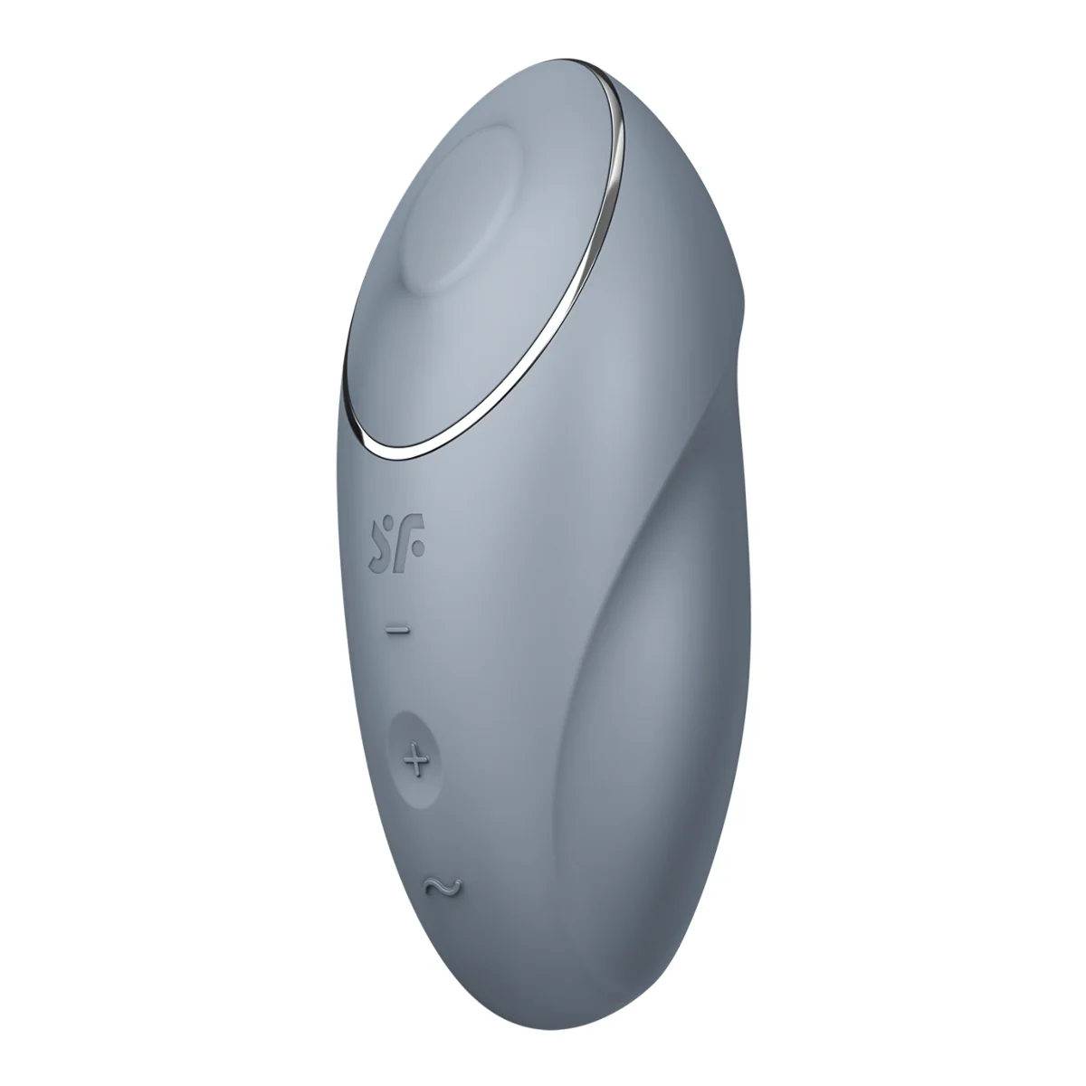 Satisfyer Tap & Climax 1 Lay On Vibrator Blue Grey - Image 4