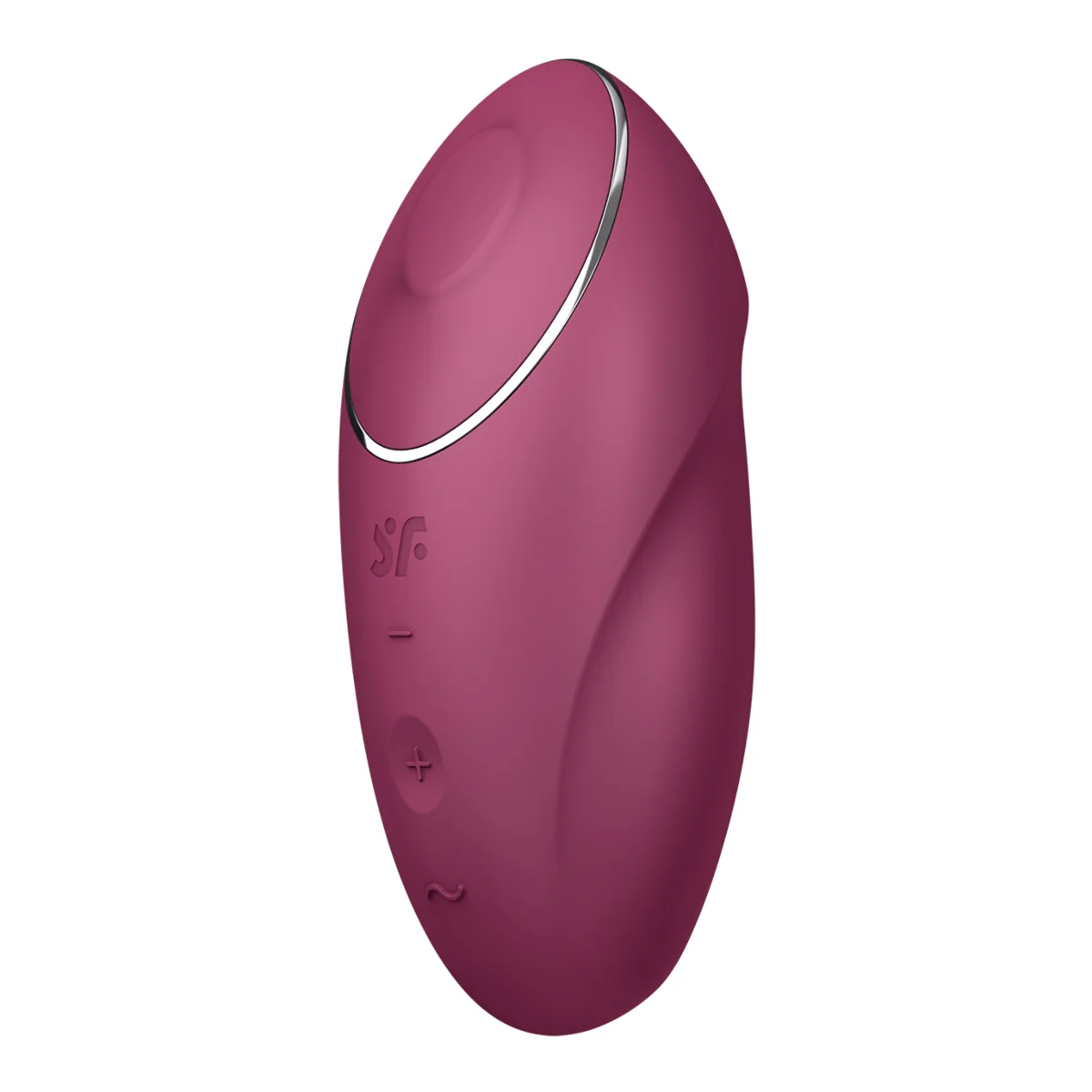 Satisfyer Tap & Climax 1 Lay On Vibrator Red - Image 4
