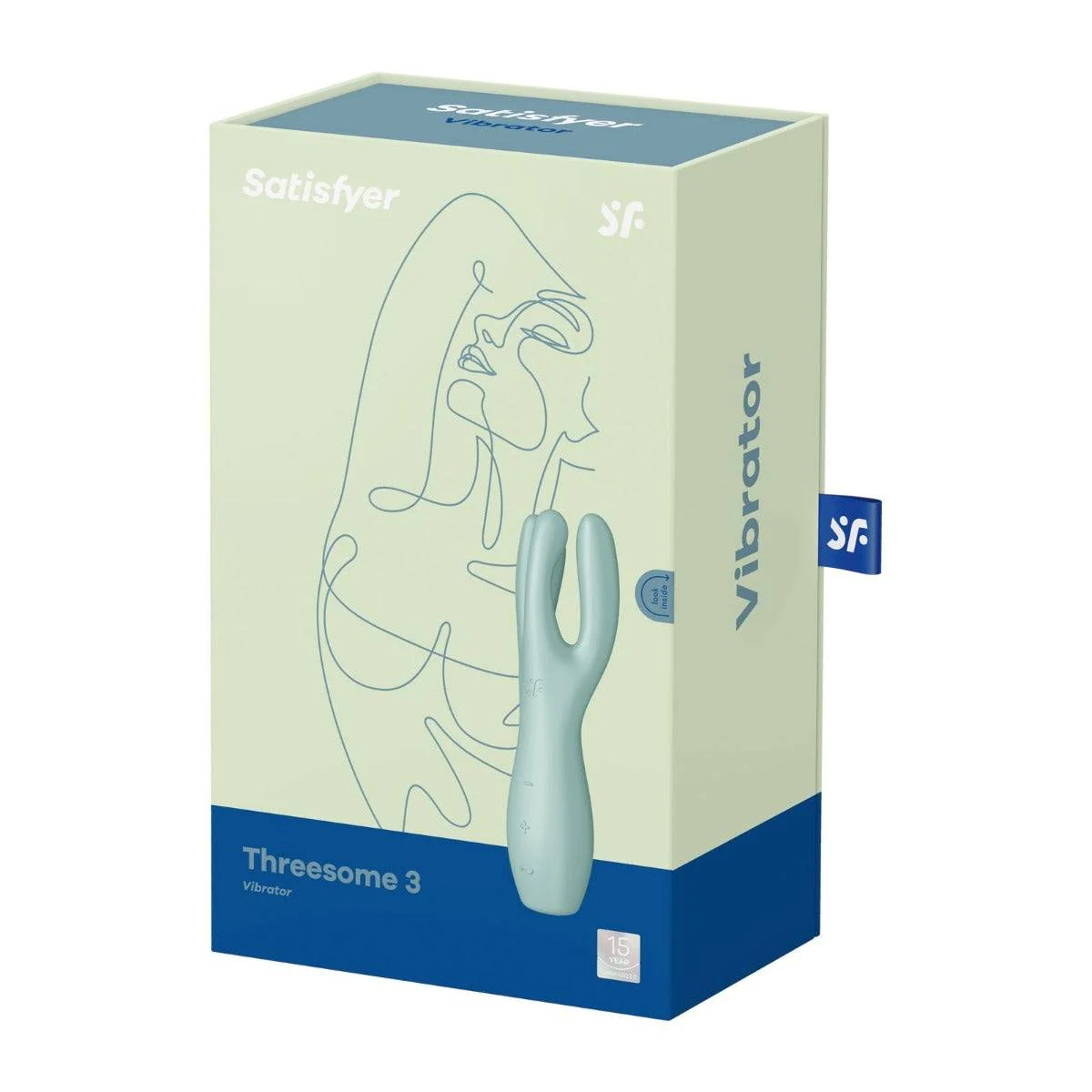 Satisfyer Threesome 3 Vibrator Mint - Image 2