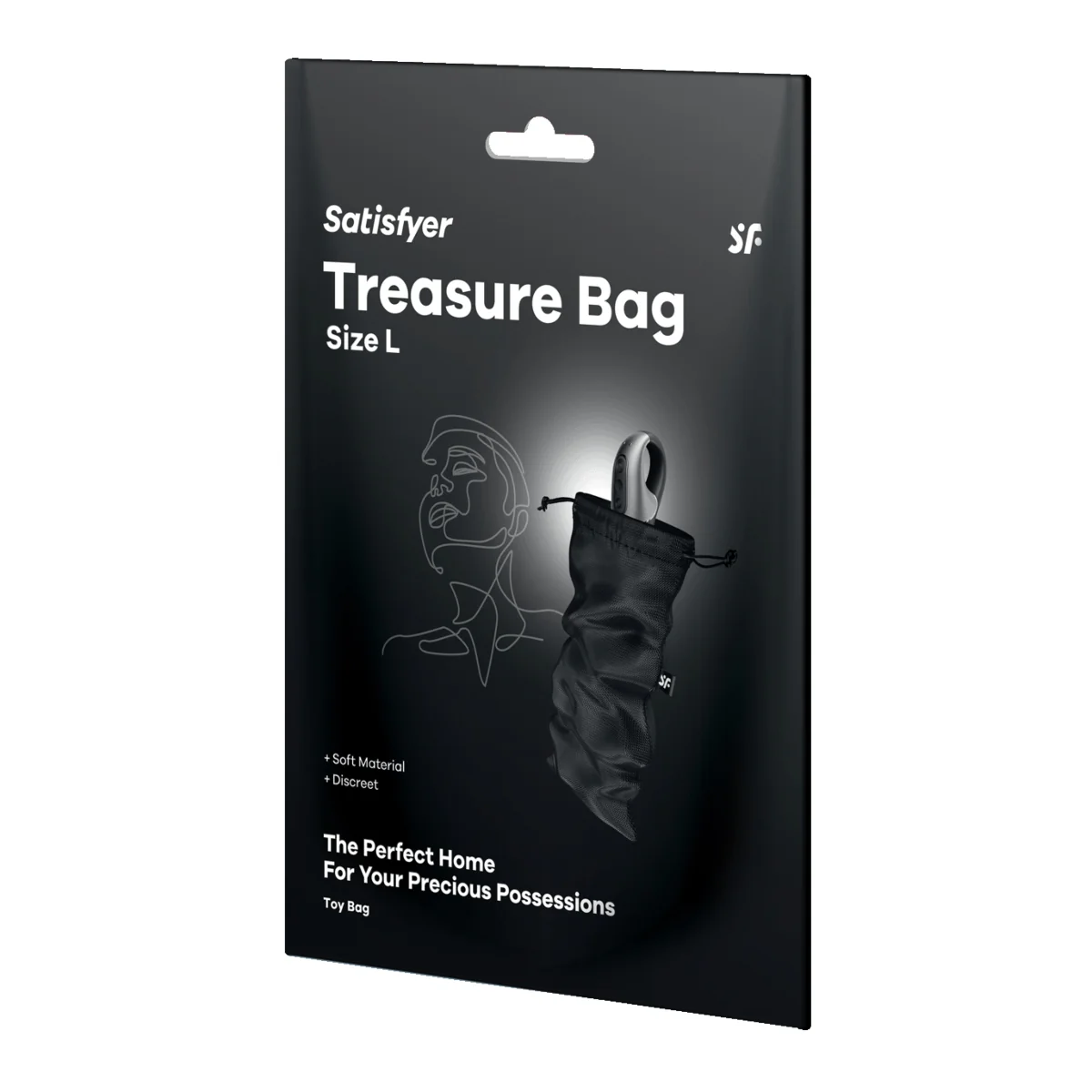 Satisfyer Treasure Bag Toy Bag Black Large - Image 2