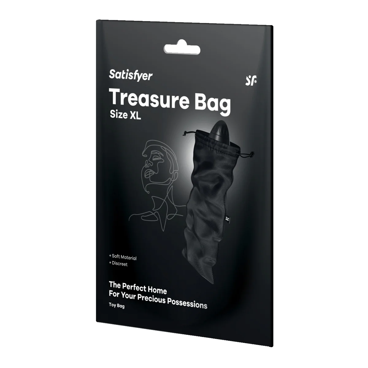 Satisfyer Treasure Bag Toy Bag Black XL - Image 2