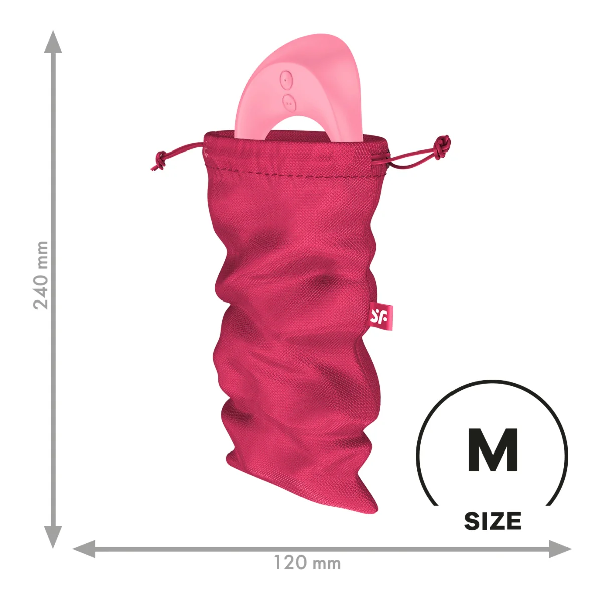 Satisfyer Treasure Bag Toy Bag Pink Medium - Image 3