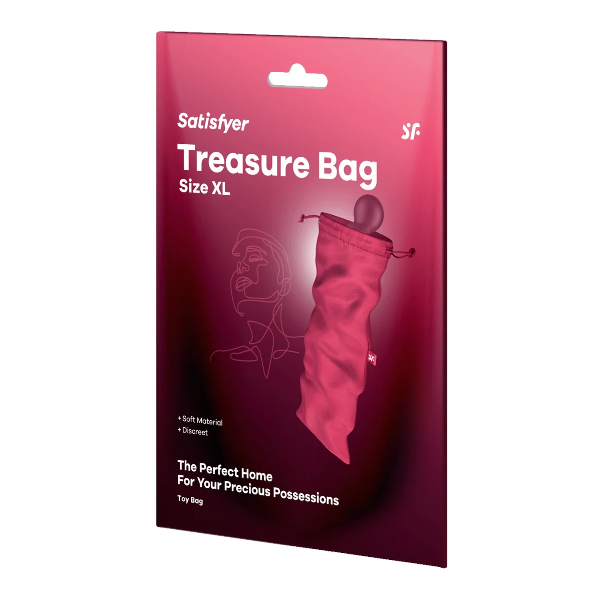 Satisfyer Treasure Bag Toy Bag Pink XL - Image 2