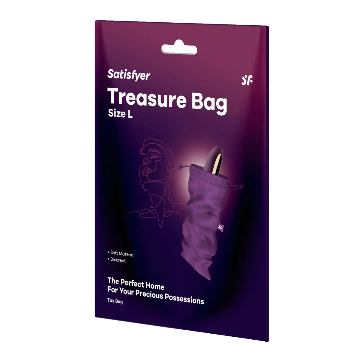 Satisfyer Treasure Bag Toy Bag Violet Large - Image 2